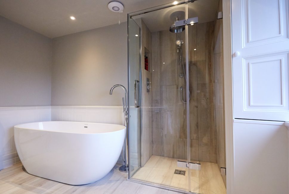 Standalone Bath and Shower Enclosure