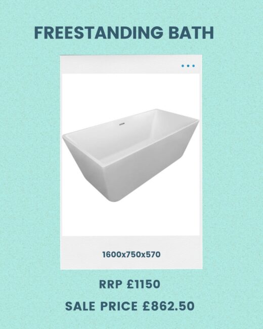 Rectangular Freestanding Bath Special Offer