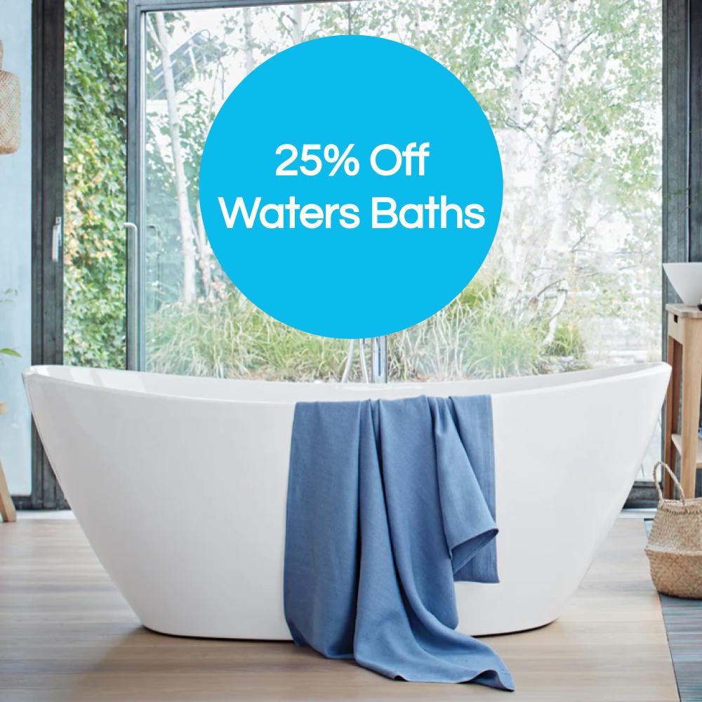 Total Bathrooms Winter Sale 25% Off Waters Baths