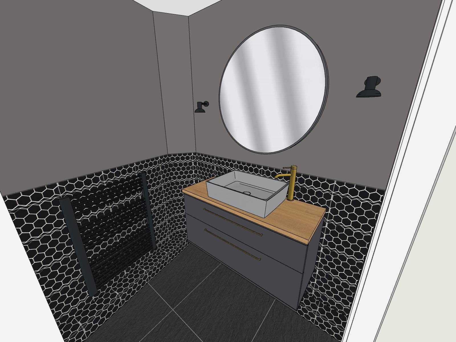 Zest Cloakroom Basin View | Total Bathrooms, Bath