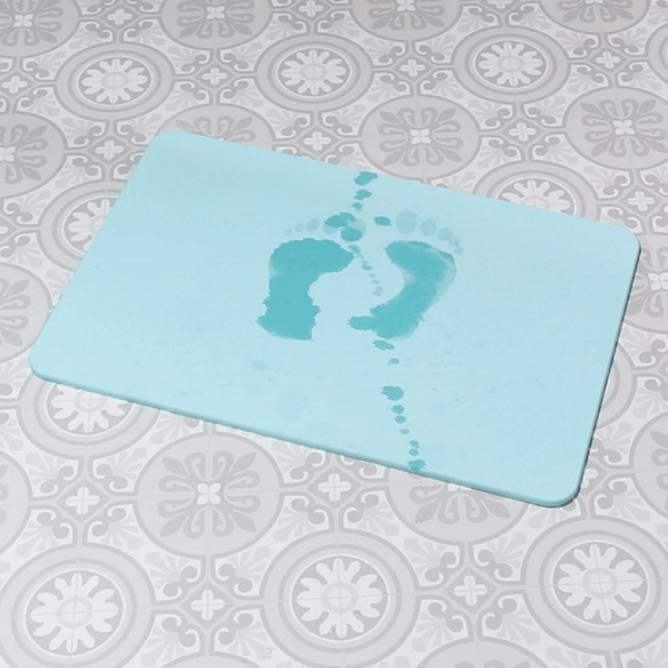 Blue Bath Mat | Total Bathrooms, Bath