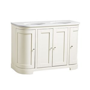 Lansdown 1200mm underslung unit 2 basin Linen White LAN1200C.LW 4690b57b6e9b2b391863d207df9b7e69