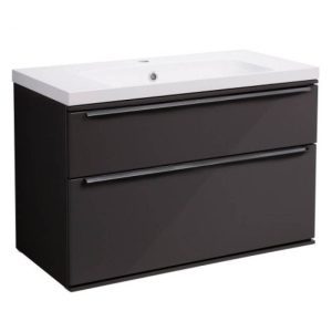 Scheme 800 Wall Mounted Basin Double Drawer Unit