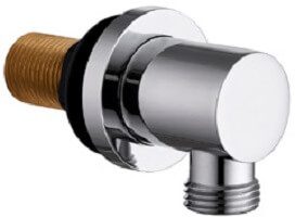 Brass Shower Wall Outlet Elbow Round