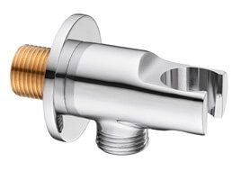 Brass Shower Wall Outlet Elbow Square