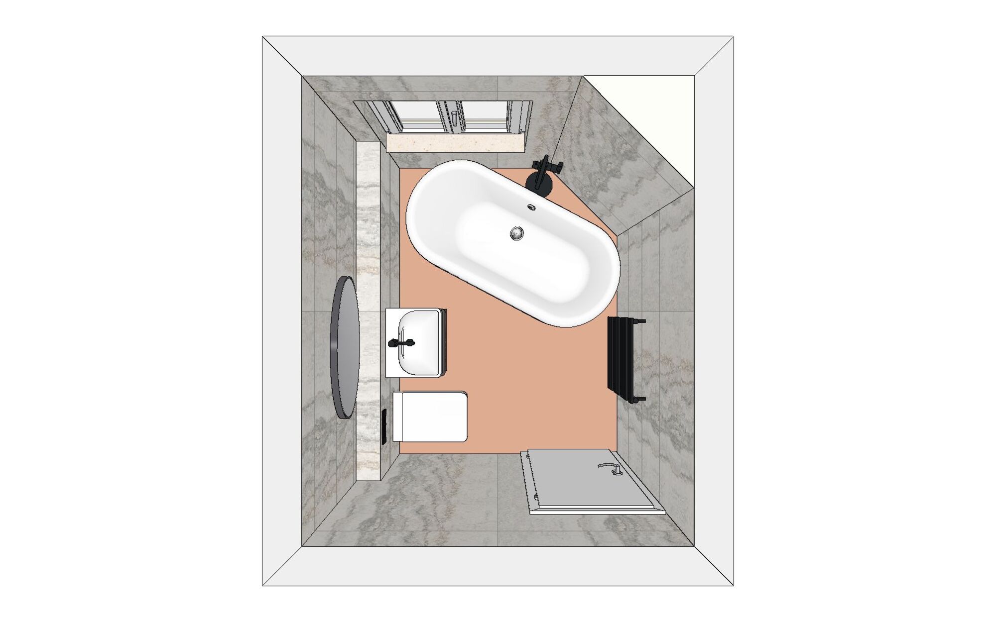 Baker Ba1 6Qz Bathroom V2 Top View | Total Bathrooms, Bath