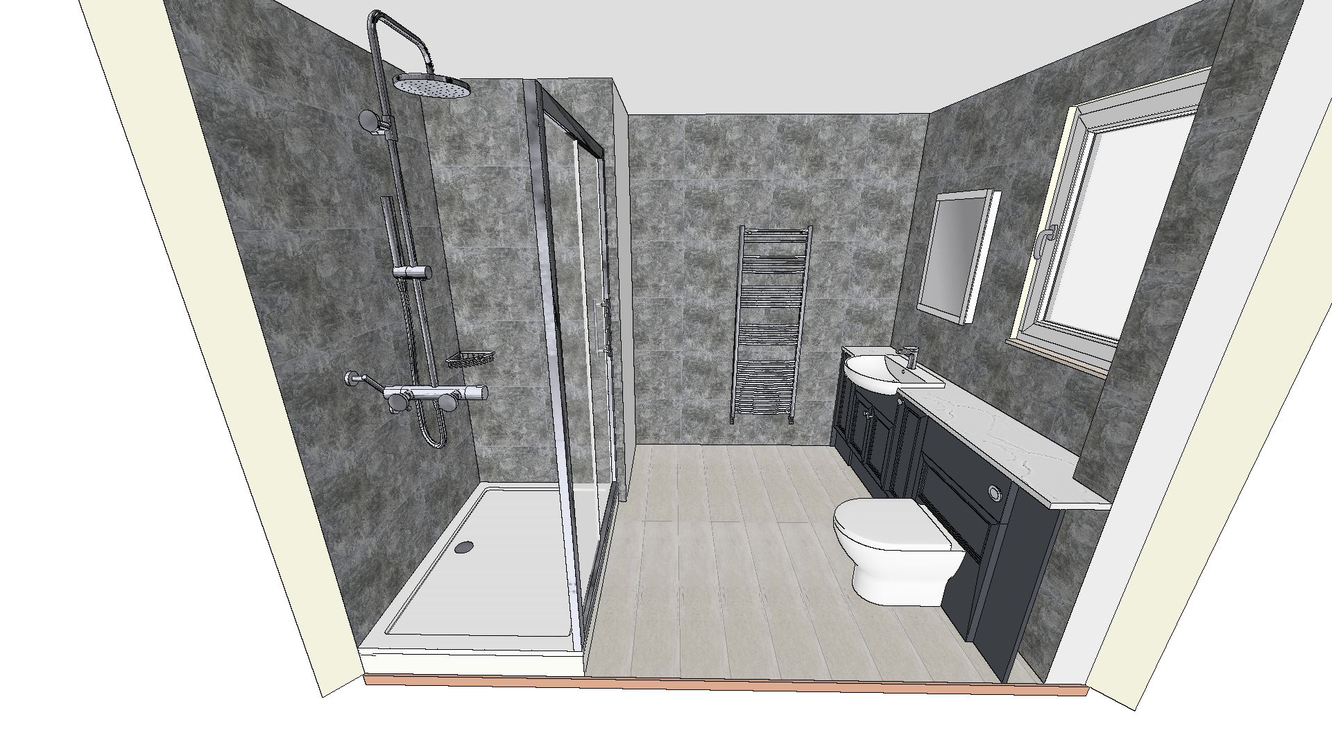 Charlcombe Homes Victory Gardens Plot 5 Ensuite Side View | Total Bathrooms, Bath