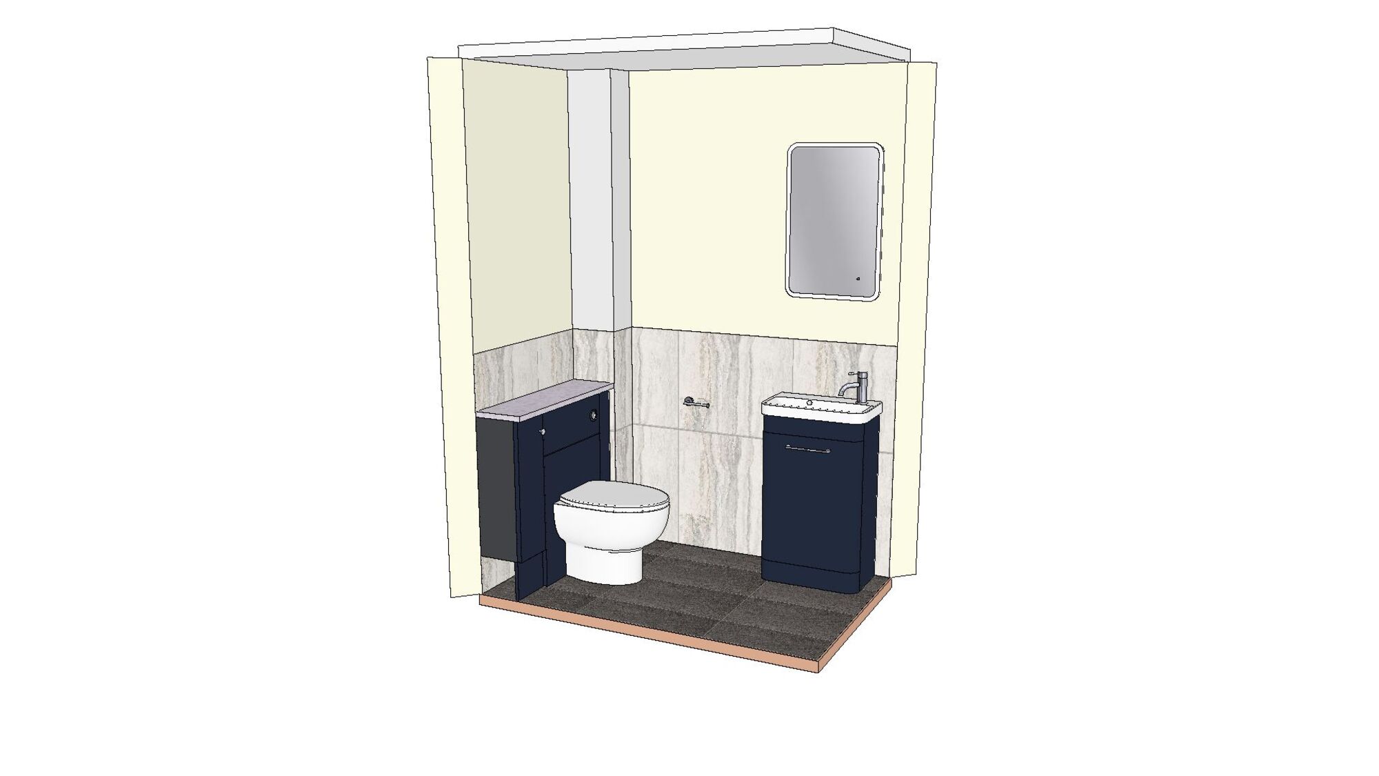 Greener Ba1 7Jw Cloak Wc Basin View | Total Bathrooms, Bath