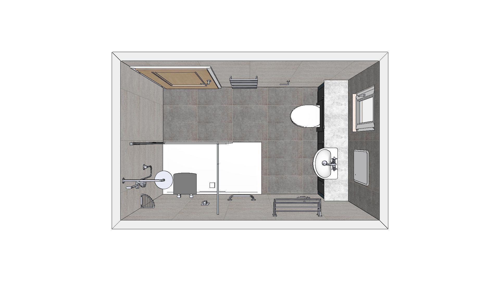 Greener Ba17Jw Ensuite Top View | Total Bathrooms, Bath