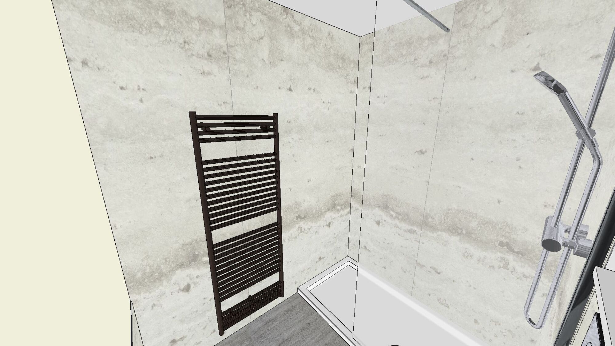 Harington Hotel Room 1 Rad View | Total Bathrooms, Bath