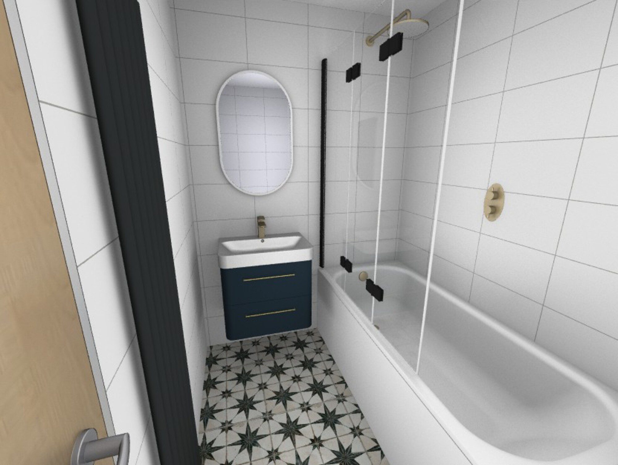 New Main Bathroom 01 Basin View | Total Bathrooms, Bath