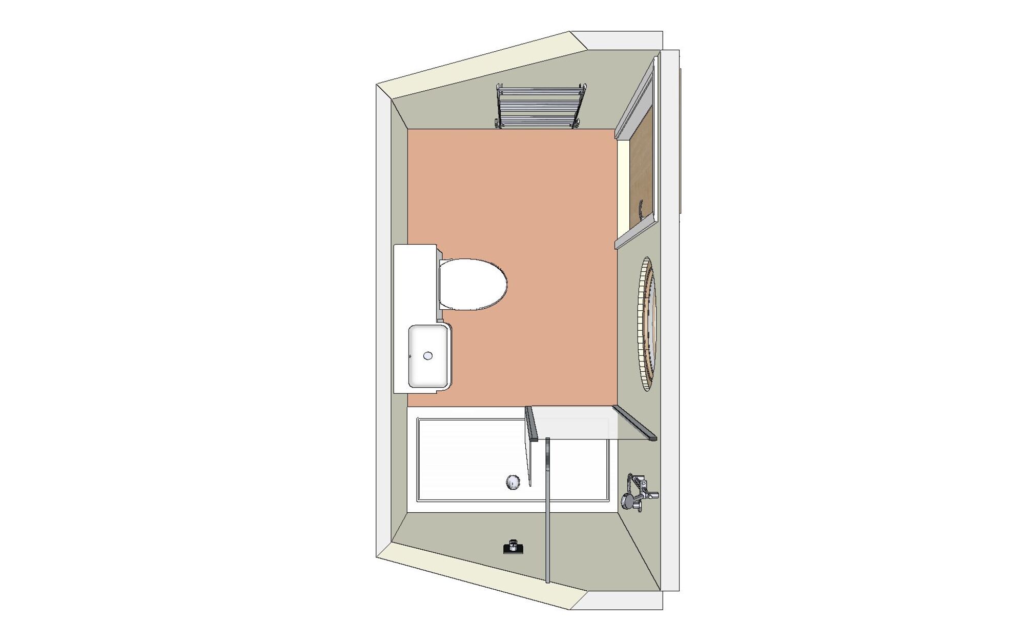 Searle Ba2 5Jq Monks Top Floor 2 Top View | Total Bathrooms, Bath