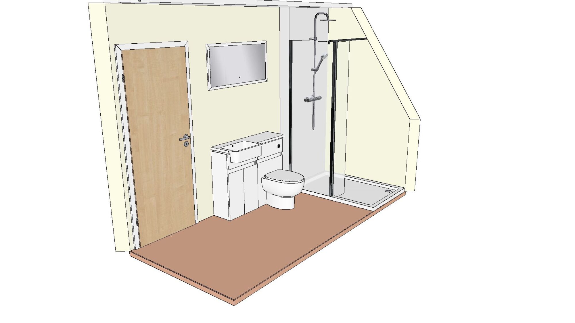 Searle Ba2 5Jq Monks Top Floor Shower View | Total Bathrooms, Bath