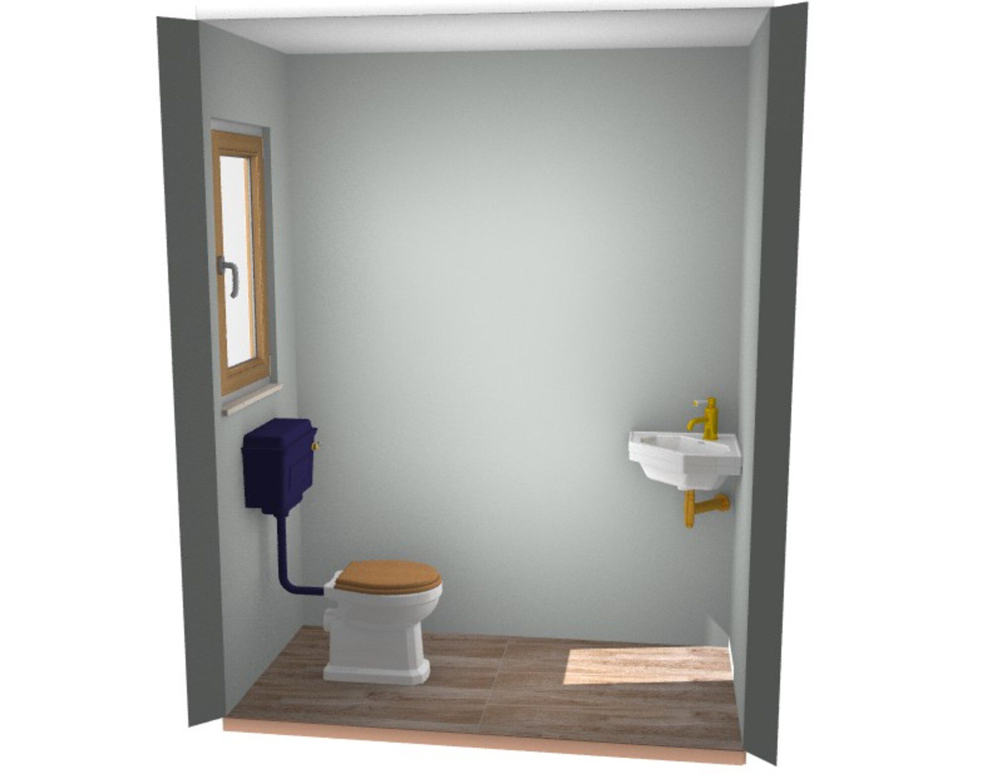 Watton Sn10 1Db Cloakroom Wc 01 Side View | Total Bathrooms, Bath