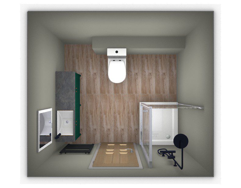 Watton Sn10 1Db Shower Room 01 Top View | Total Bathrooms, Bath