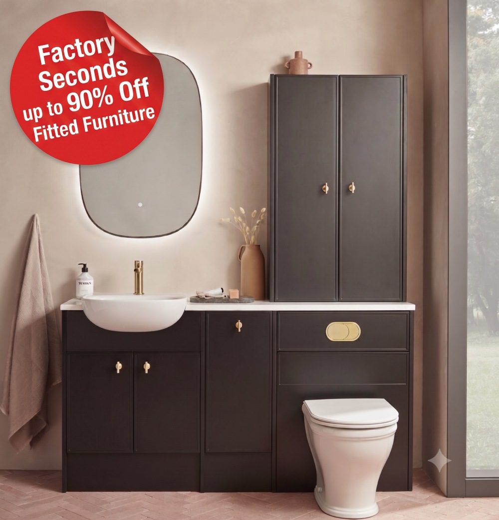 90 off factory seconds | Total Bathrooms