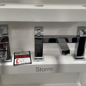 Ex-Display Spirit Basin Mixer With Click Waste & Deck Mounted Bath Filler